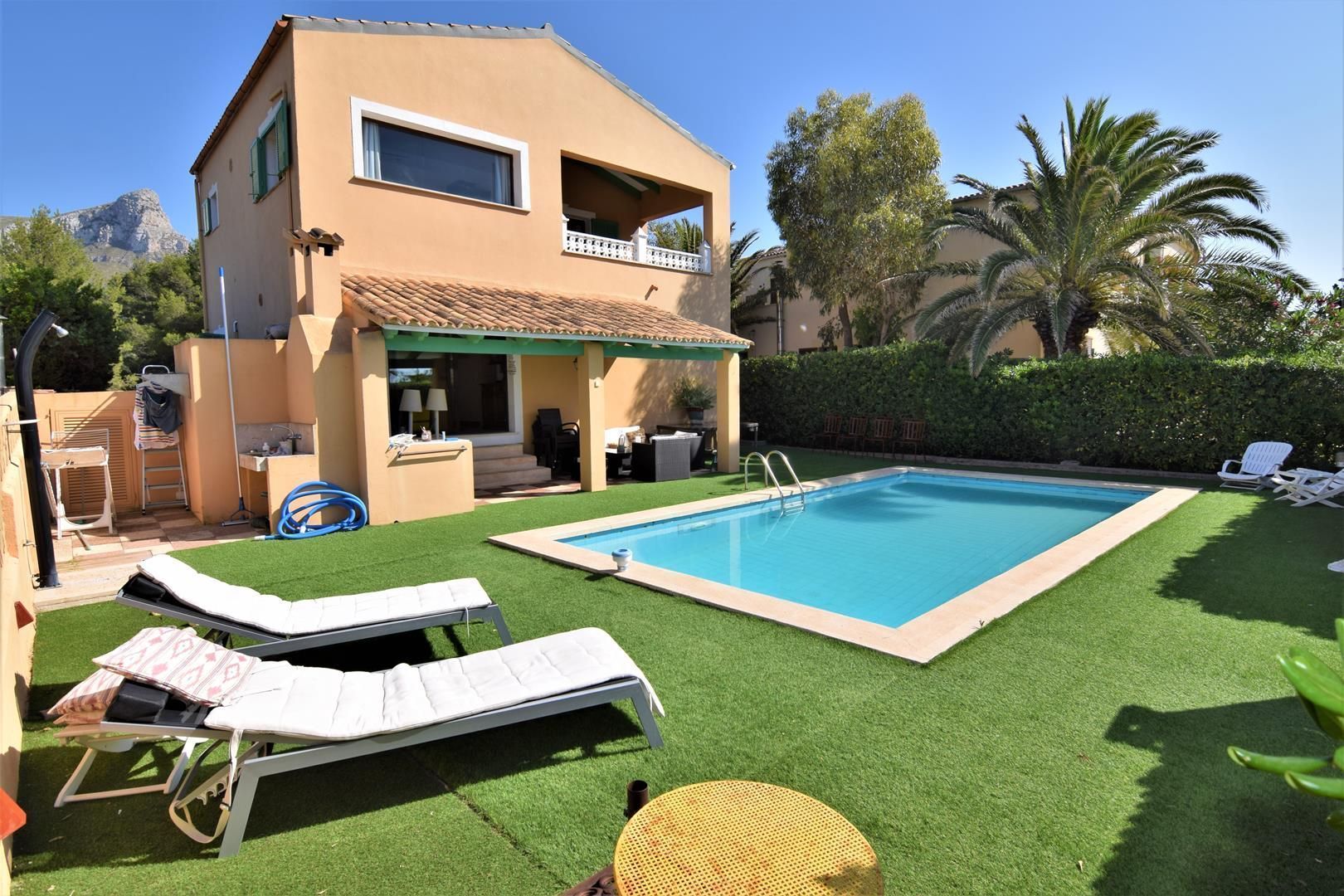 Garden of House or chalet to rent in Artà  with Air Conditioner, Heating and Private garden