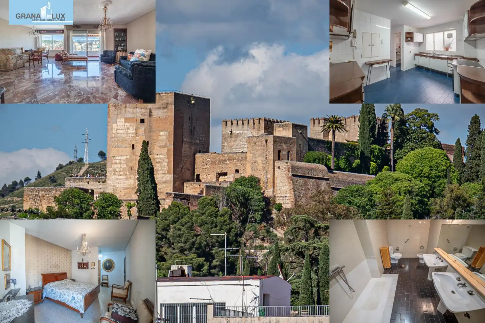 Vista exterior de Piso en venta en Granada con Terraza y Balcón