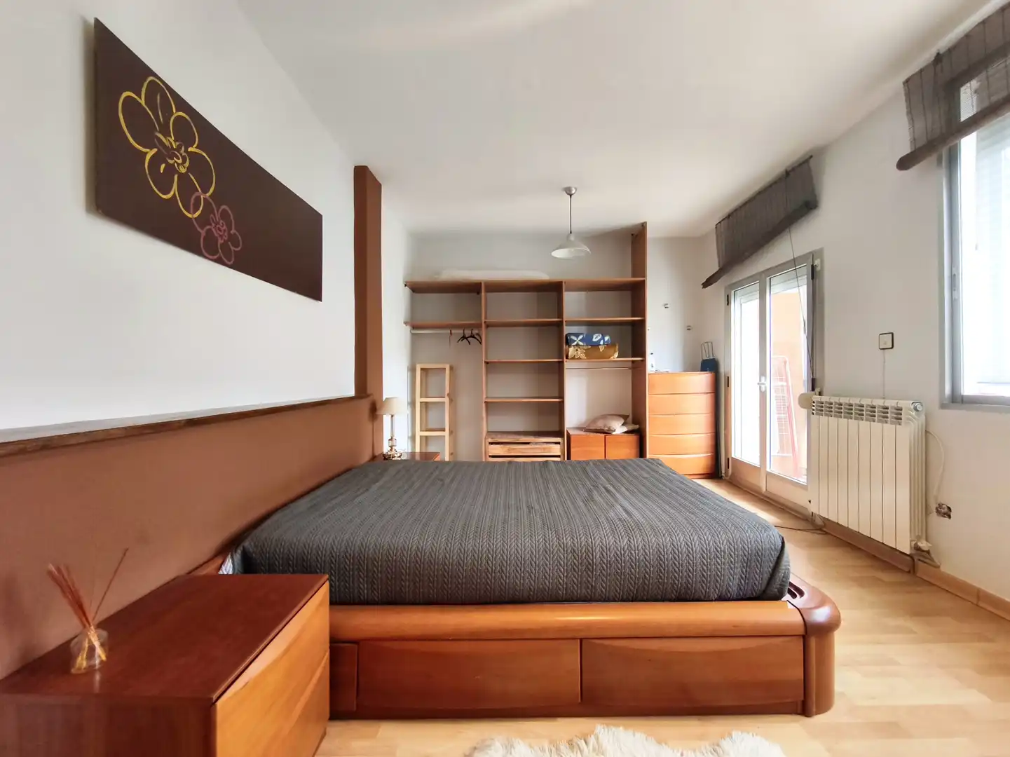 Schlafzimmer von Wohnung zum Verkauf in  Logroño mit Heizung, Parkett und Möbliert