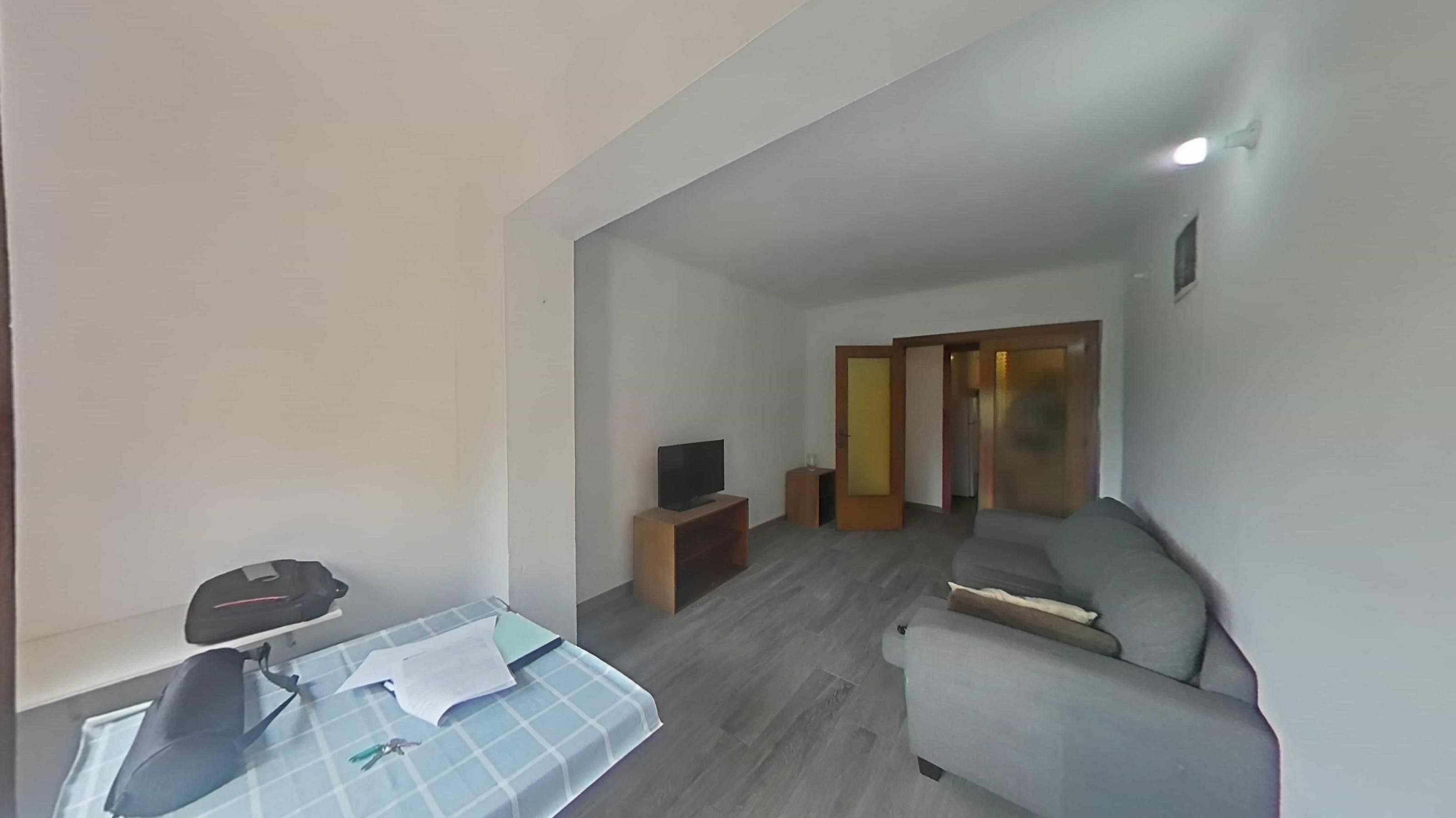 Living room of Flat for sale in  Barcelona Capital  with Parquet flooring