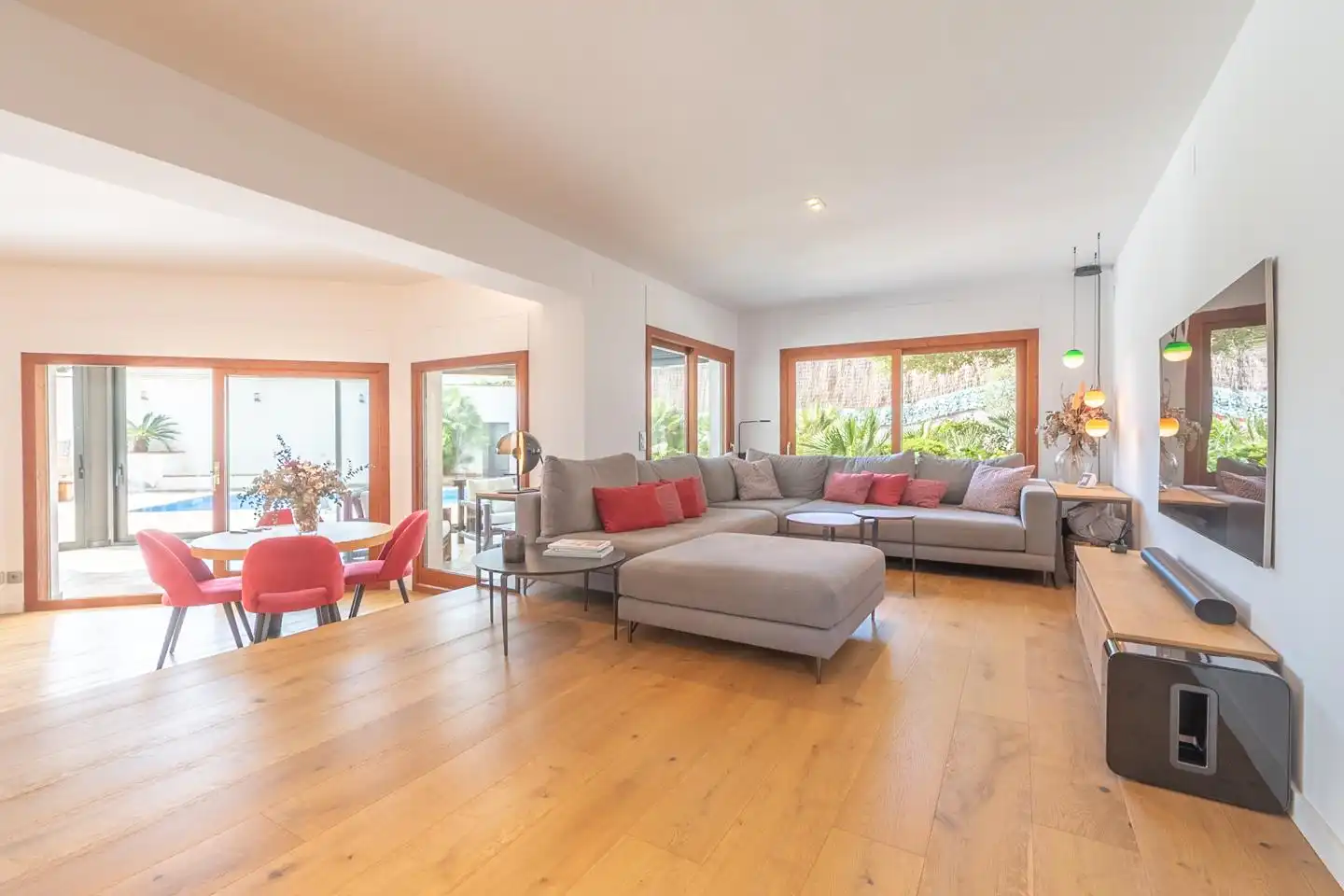 Sala de estar de Casa o chalet en venta en Sitges con Aire acondicionado, Calefacción y Terraza