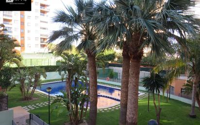 Swimming pool of Flat for sale in Alicante / Alacant  with Air Conditioner, Heating and Private garden