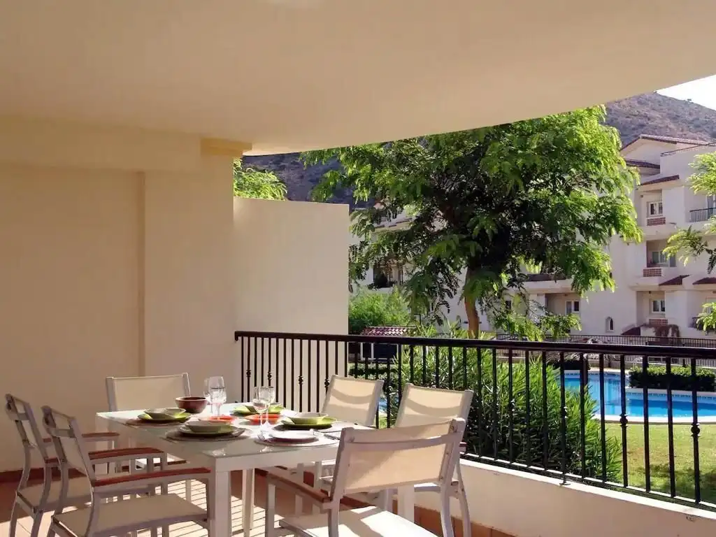 Terrassa de Apartament de lloguer en Calpe / Calp amb Aire condicionat, Calefacció i Traster
