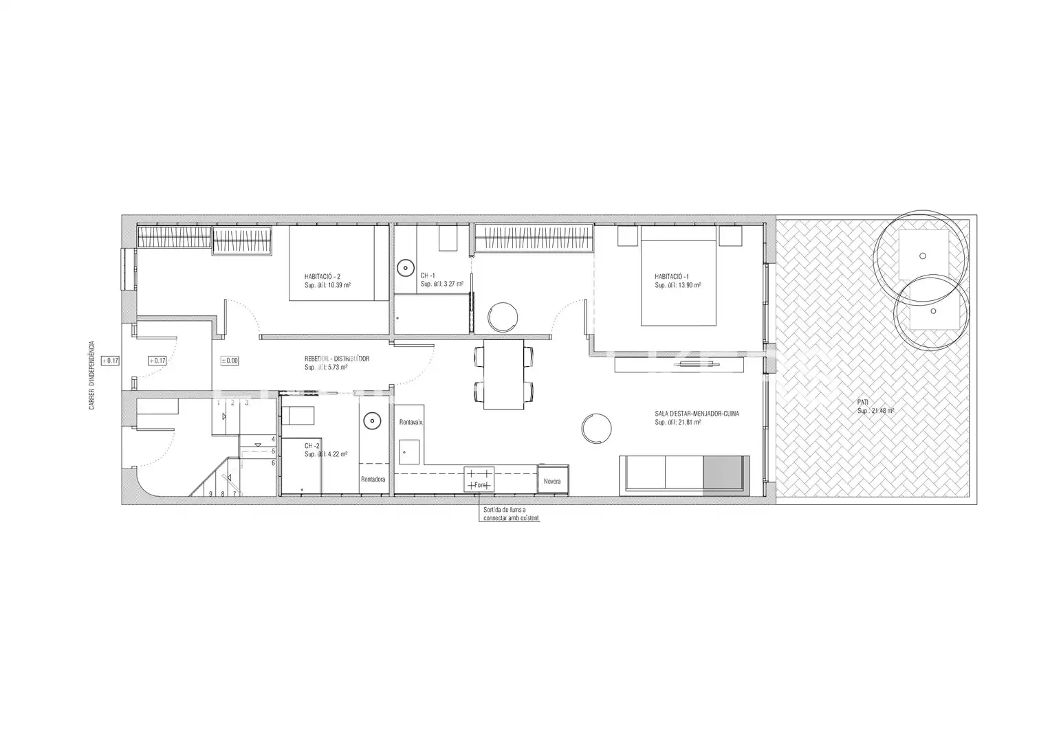 Flat for sale in Barcelona  with Air Conditioner, Heating and Private garden