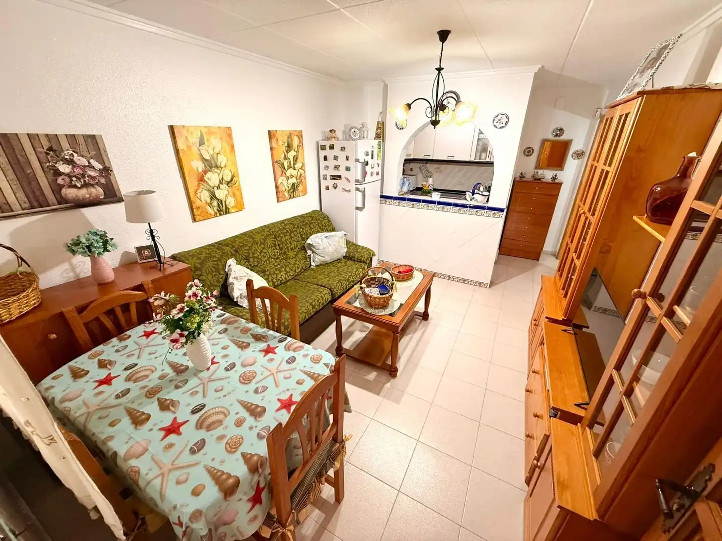 Sala de estar de Casa o chalet en venta en Los Alcázares con Aire acondicionado, Terraza y Amueblado