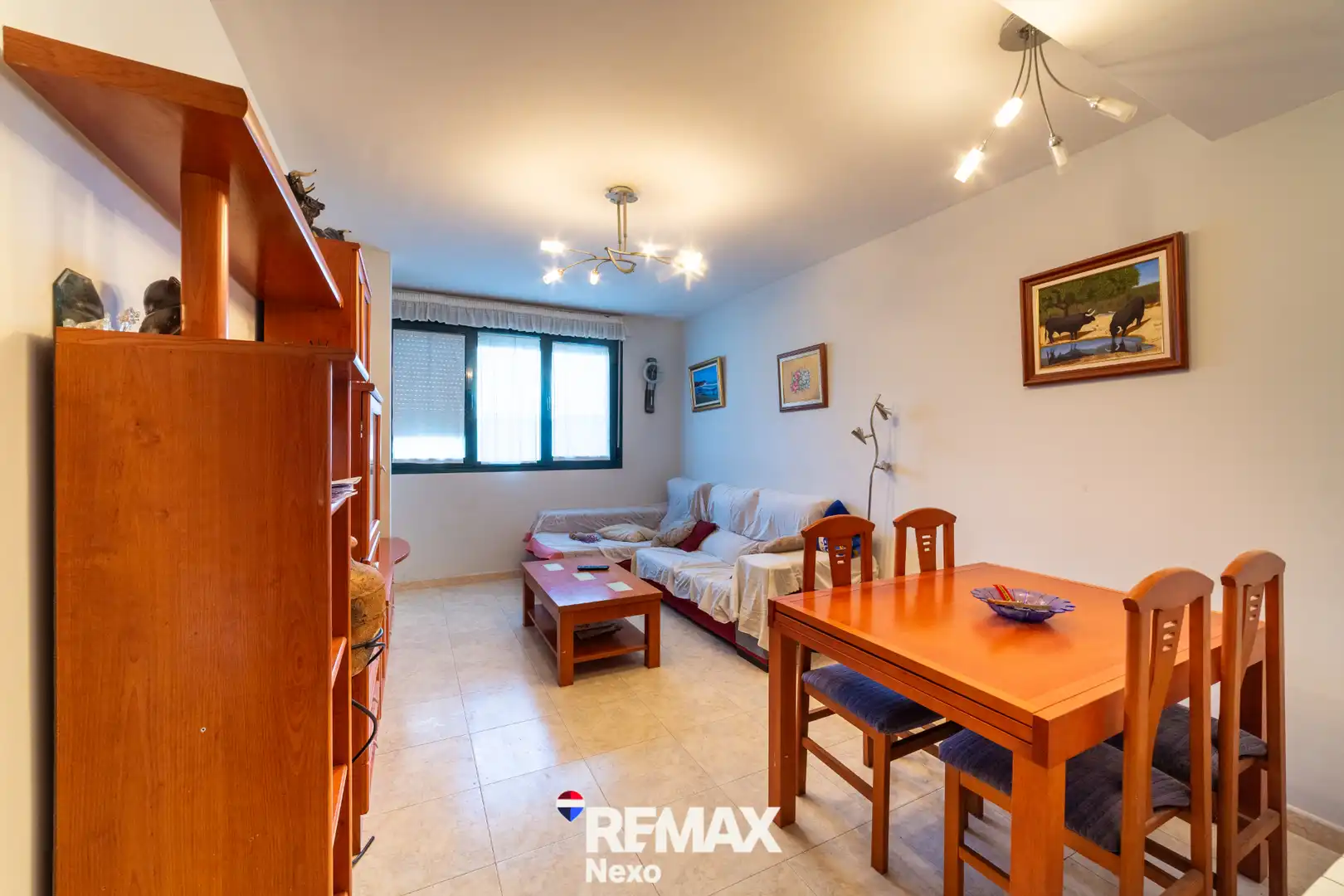 Sala de estar de Piso en venta en Medina del Campo con Calefacción, Trastero y Amueblado
