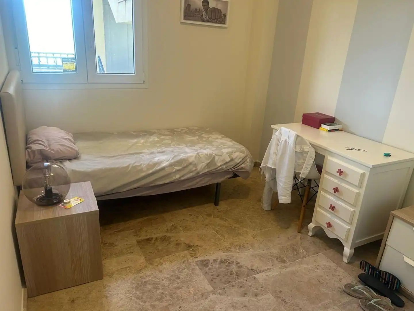 Habitación de Apartamento de alquiler en Mijas con Aire acondicionado, Terraza y Amueblado