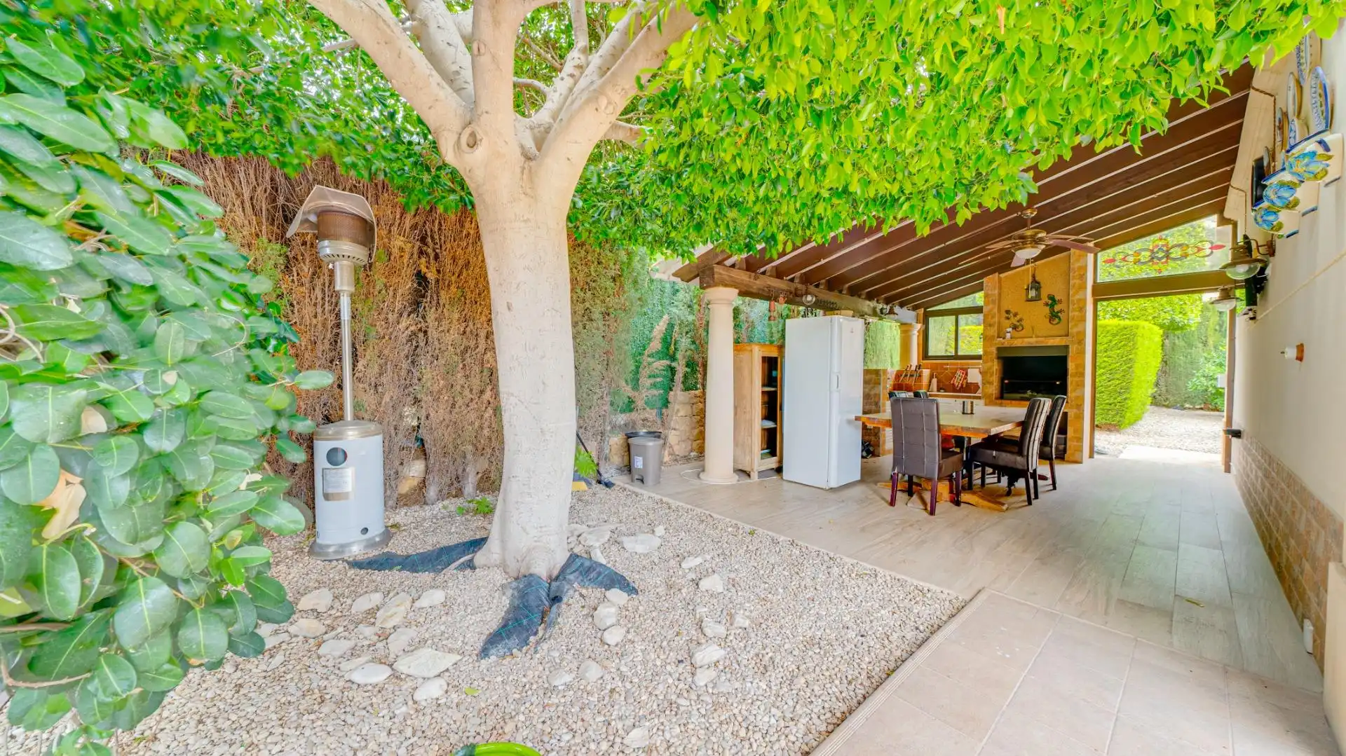 Garten von Haus oder Chalet zum Verkauf in Finestrat mit Klimaanlage, Heizung und Privatgarten