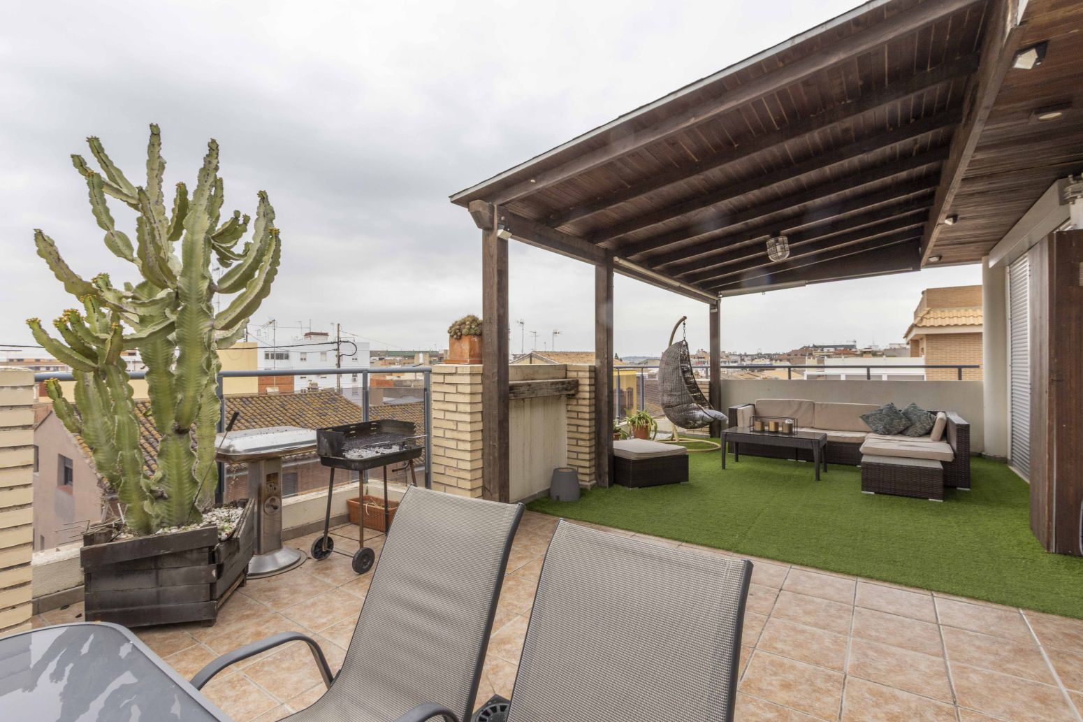 Terrasse von Dachboden zum Verkauf in Vinalesa mit Terrasse, Abstellraum und Balkon