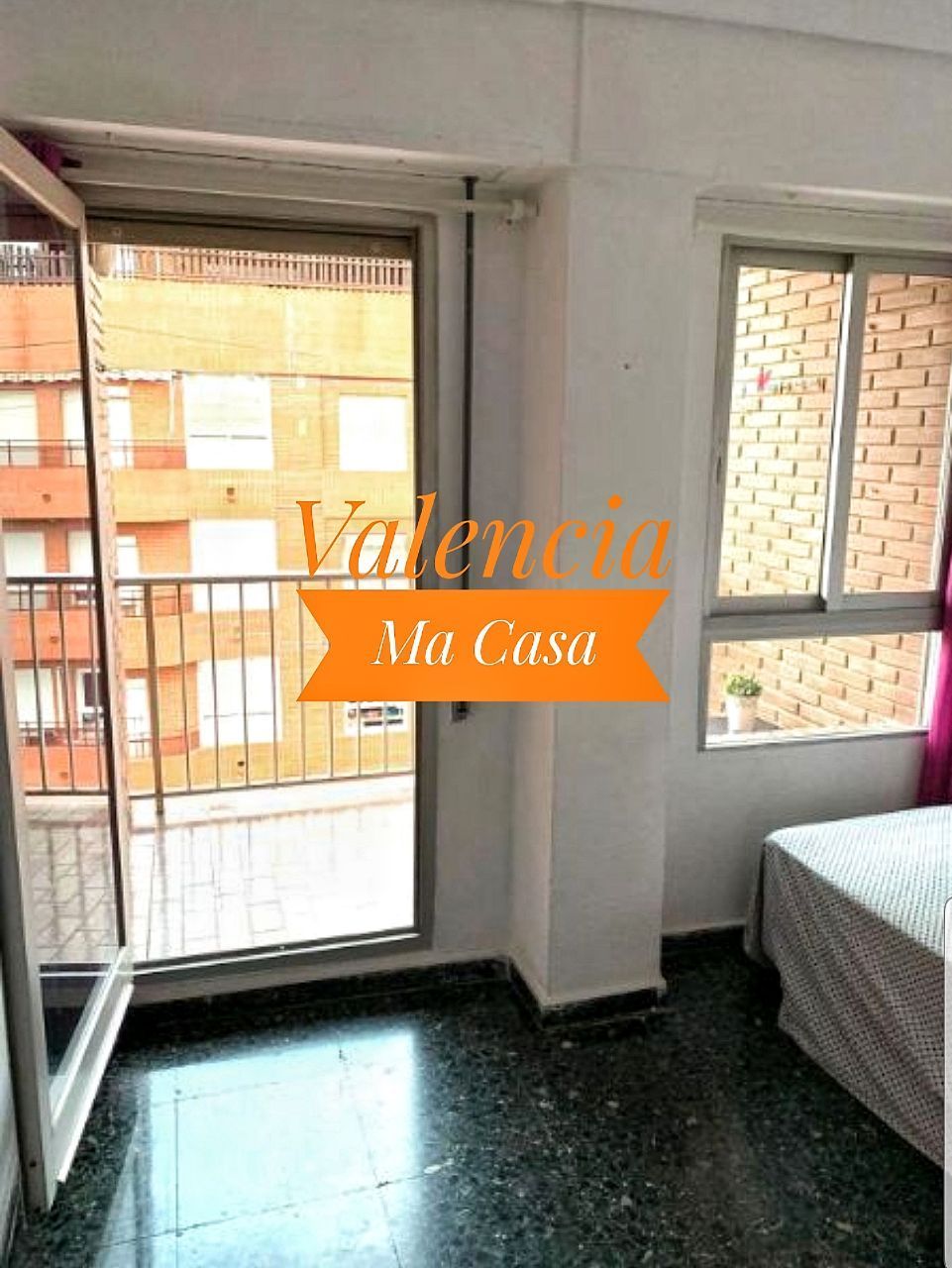 Bedroom of Flat to rent in  Valencia Capital  with Air Conditioner, Heating and Terrace