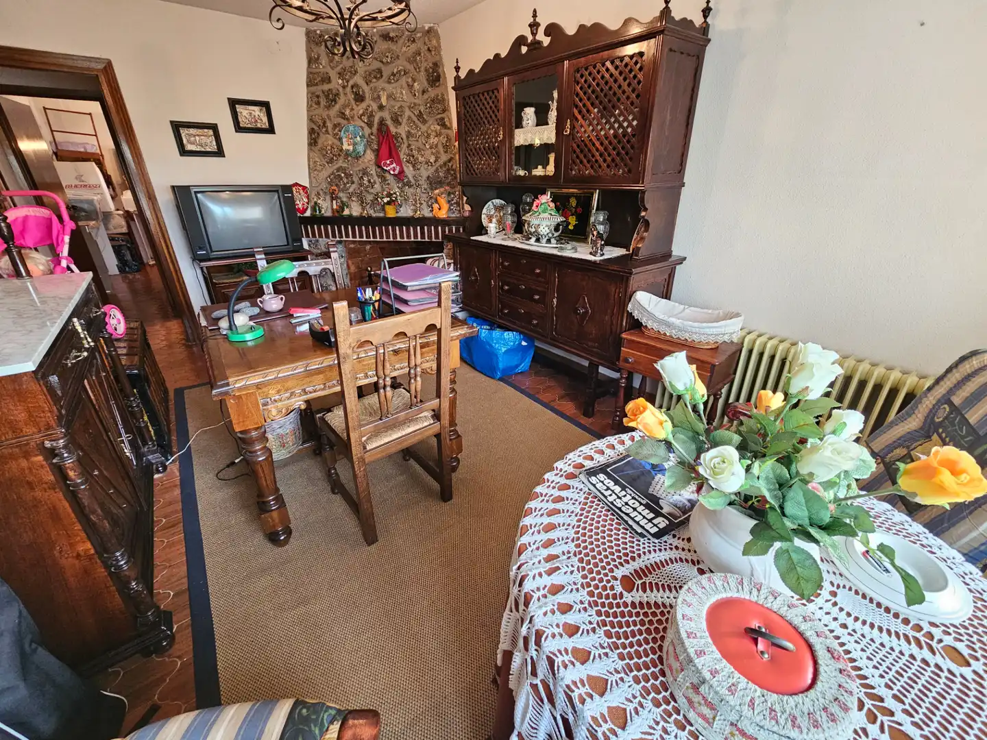 Esszimmer von Haus oder Chalet zum Verkauf in Cabanillas de la Sierra mit Heizung, Privatgarten und Terrasse