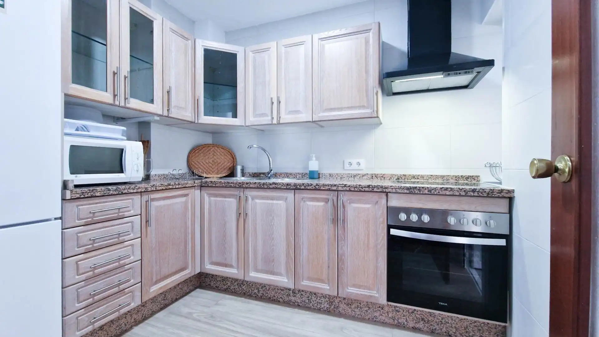 Küche von Wohnung zur Miete in Badajoz mit Möbliert und Balkon