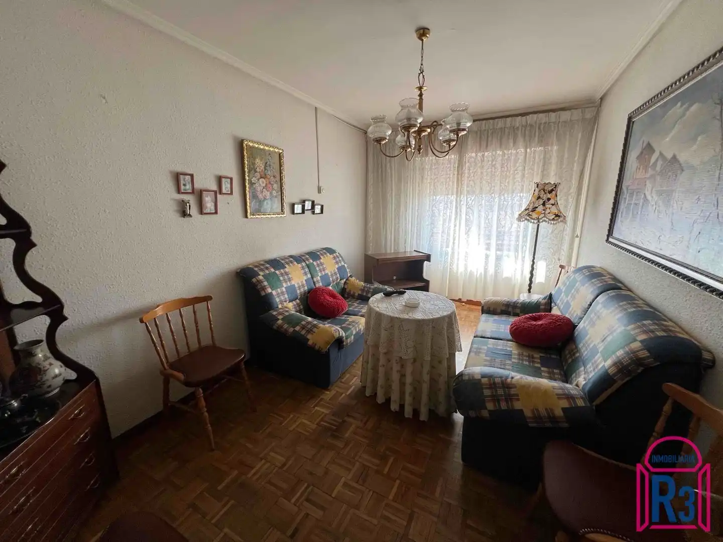 Living room of Flat for sale in León Capital   with Heating, Terrace and Storage room