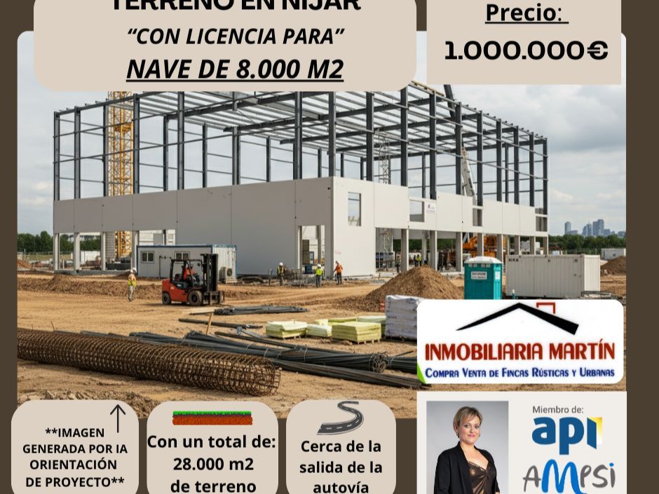Terreny industrial en venda en Níjar