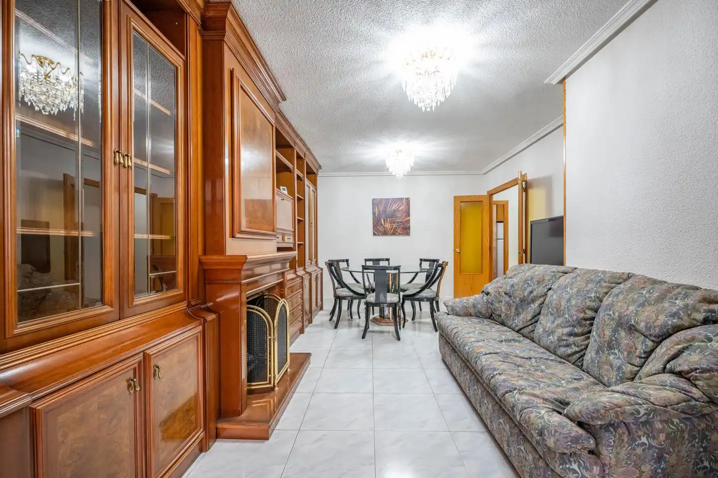 Sala de estar de Piso de alquiler en Ávila con Calefacción y Amueblado