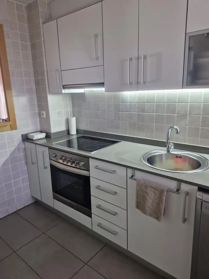Kitchen of Flat for rent in Elche / Elx  with Air Conditioner, Balcony and Community pool