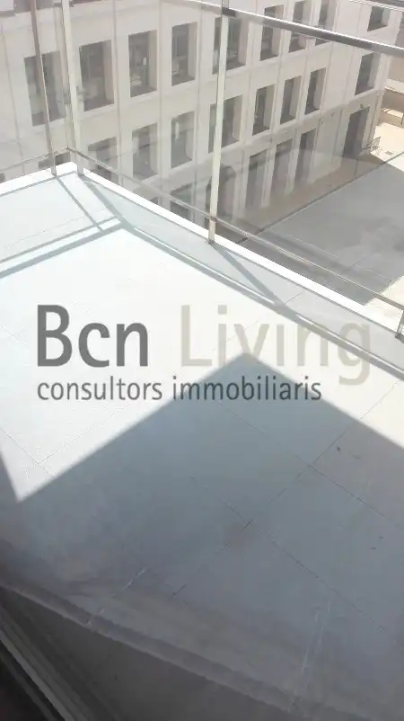 Vista exterior de Piso de alquiler en Barcelona con Aire acondicionado, Parquet y Terraza