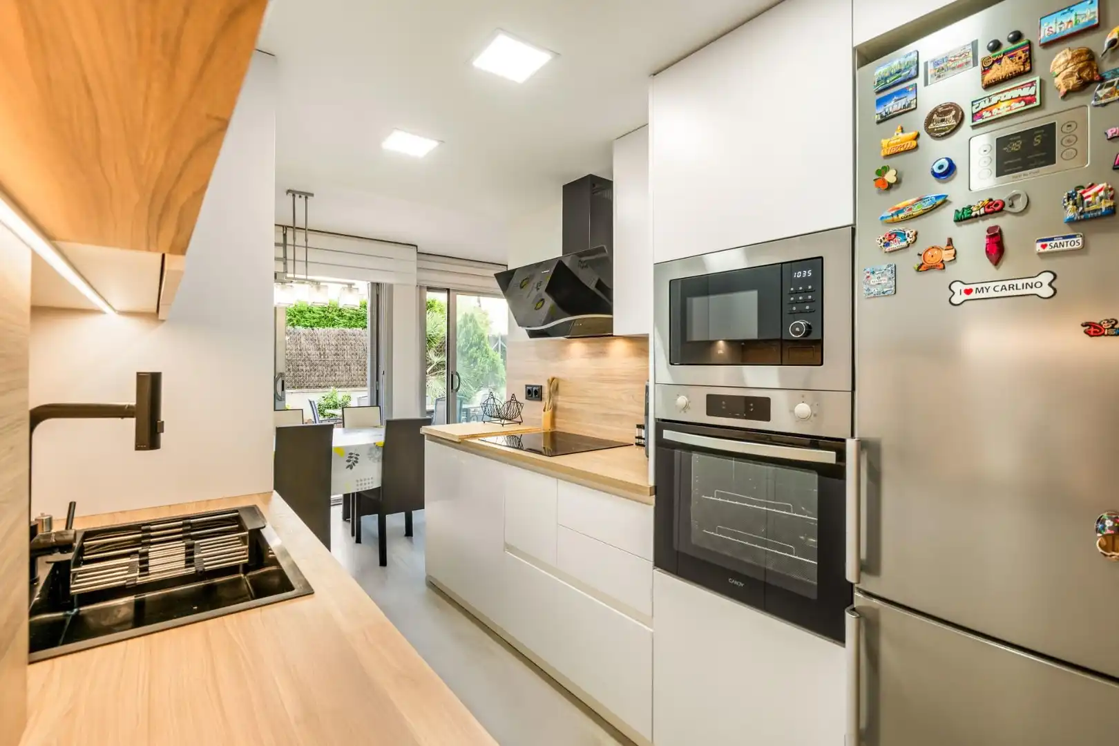 Küche von Wohnung zum Verkauf in Montcada i Reixac mit Klimaanlage, Heizung und Parkett