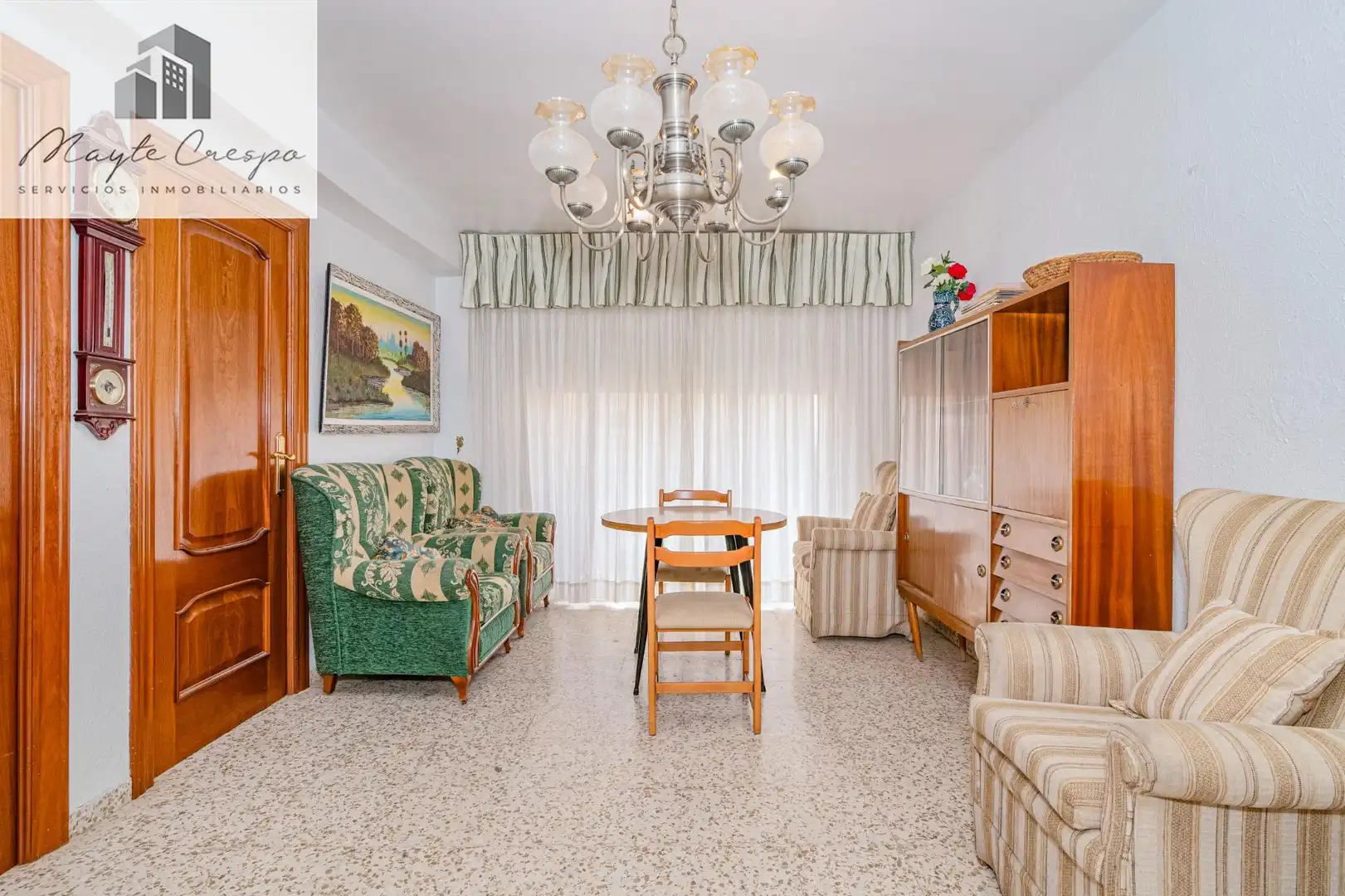 Sala de estar de Piso en venta en Granada con Aire acondicionado y Balcón
