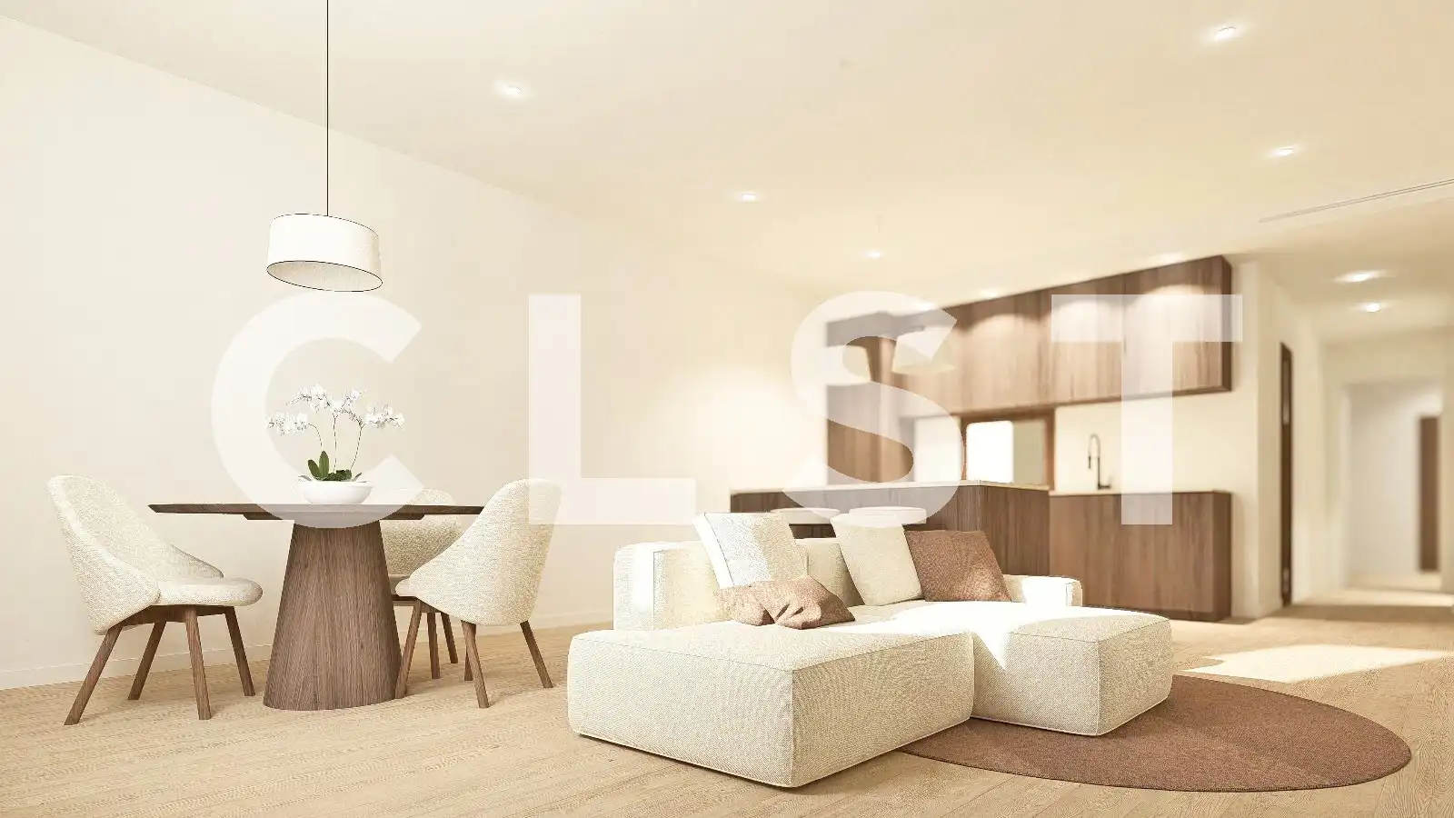 Sala de estar de Piso en venta en Barcelona con Aire acondicionado, Calefacción y Parquet