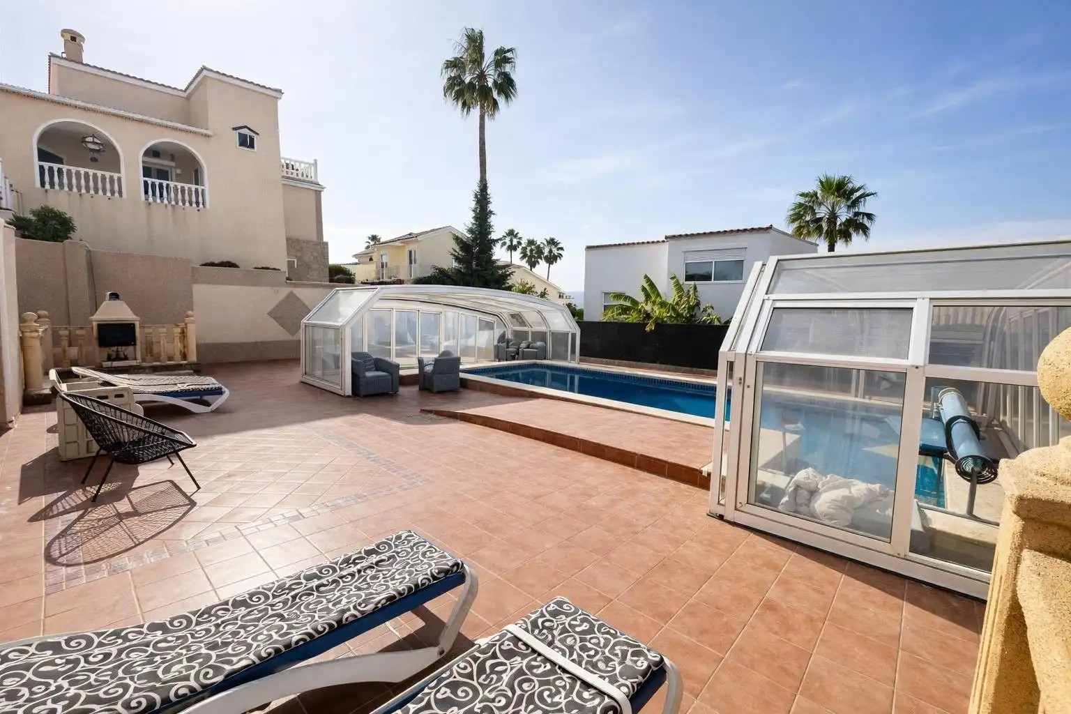 Schwimmbecken von Haus oder Chalet zur Miete in Santa Pola