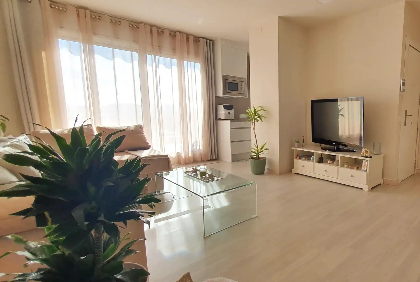 Sala de estar de Ático en venta en Sabadell con Aire acondicionado, Parquet y Terraza