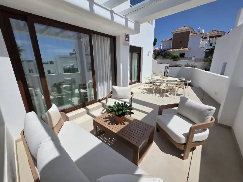 Terrace of Houses for rent in Nerja  with Air Conditioner, Heating and Private garden