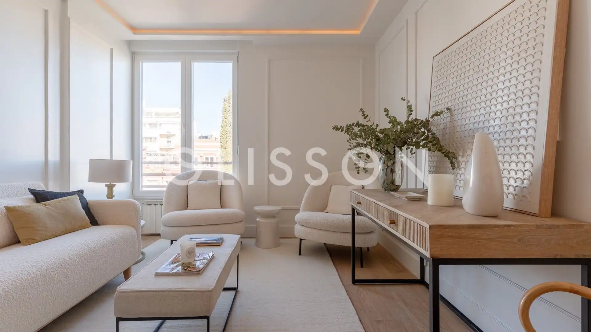 Wohnzimmer von Wohnung zum Verkauf in  Madrid Capital mit Klimaanlage, Heizung und Abstellraum