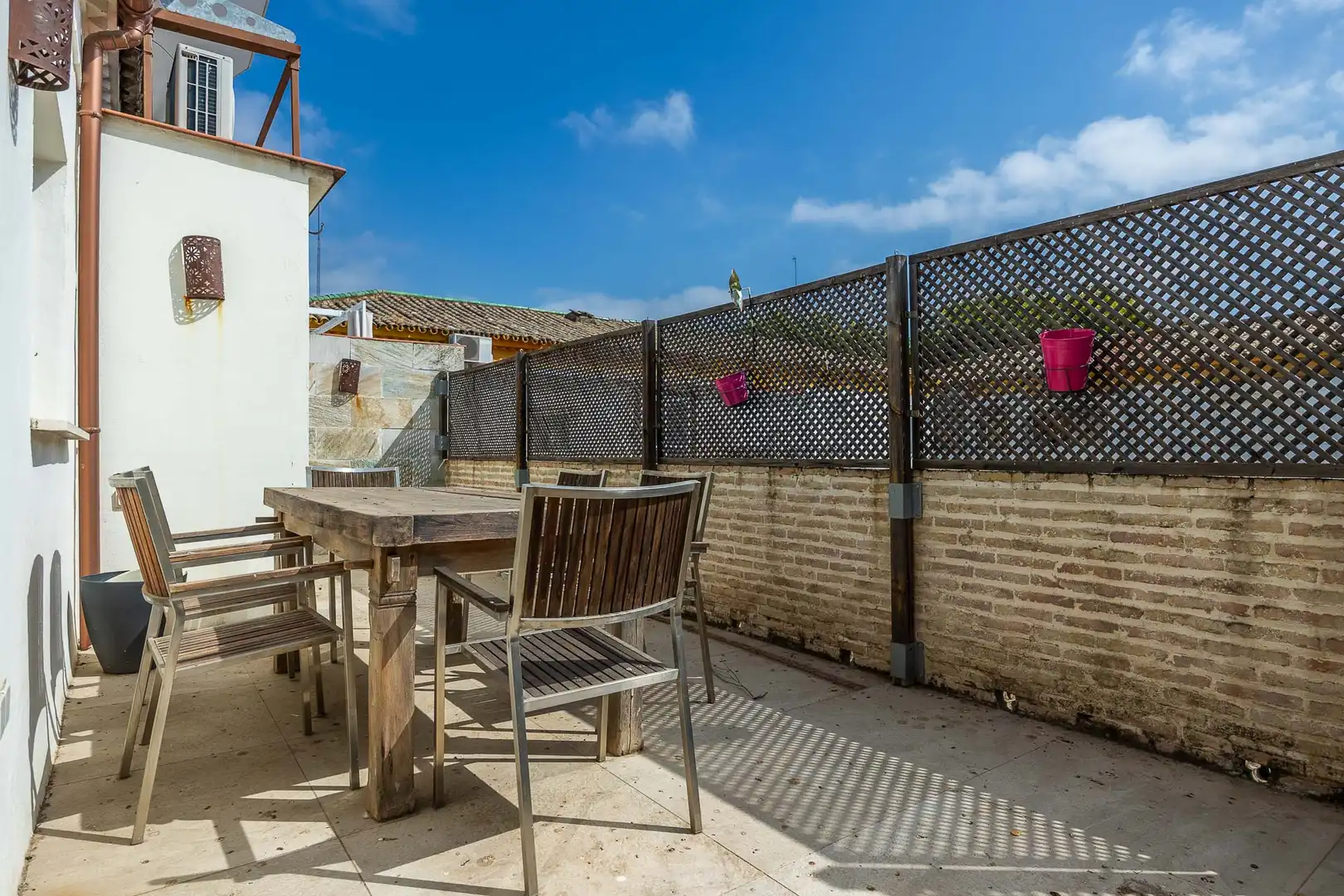 Terrace of Duplexes for rent in Sevilla  with Air Conditioner, Heating and Terrace