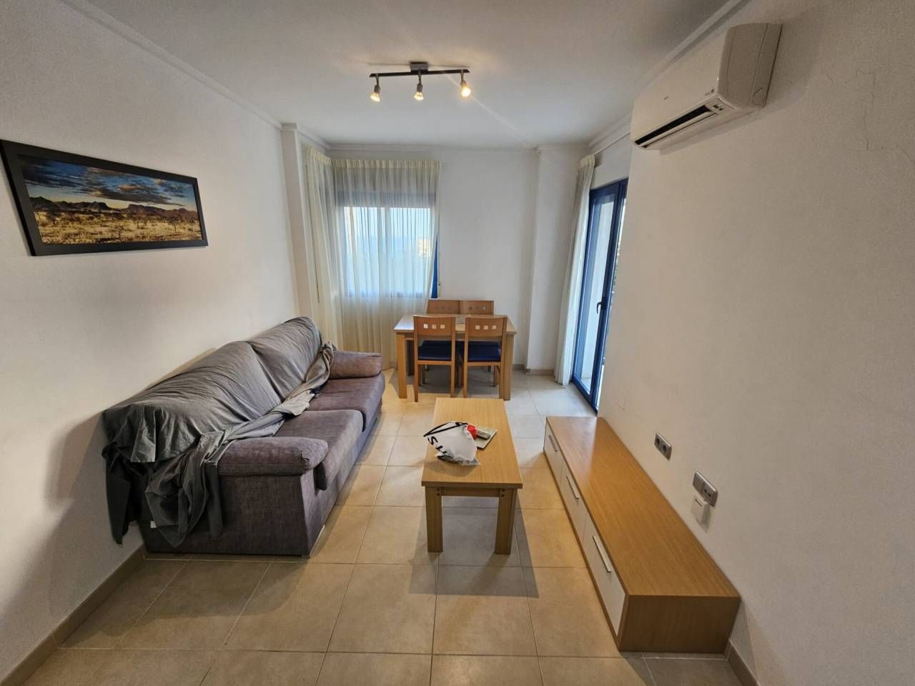 Living room of Flat to rent in Alicante / Alacant  with Air Conditioner, Heating and Terrace