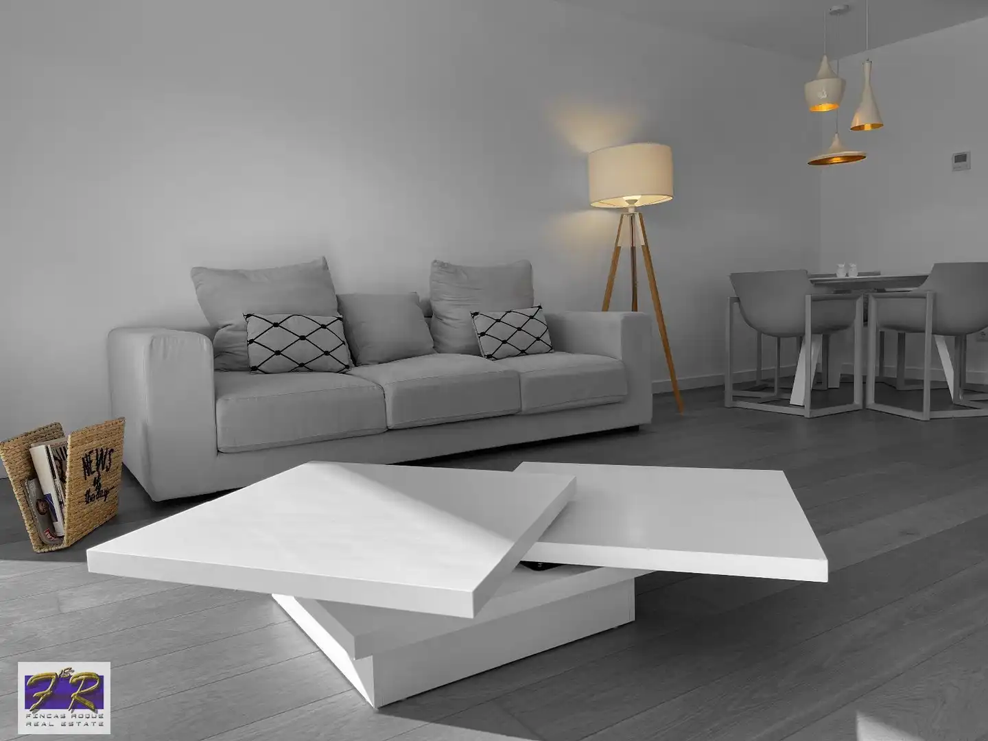 Sala d'estar de Pis en venda en Alcúdia amb Aire condicionat, Parquet i Terrassa