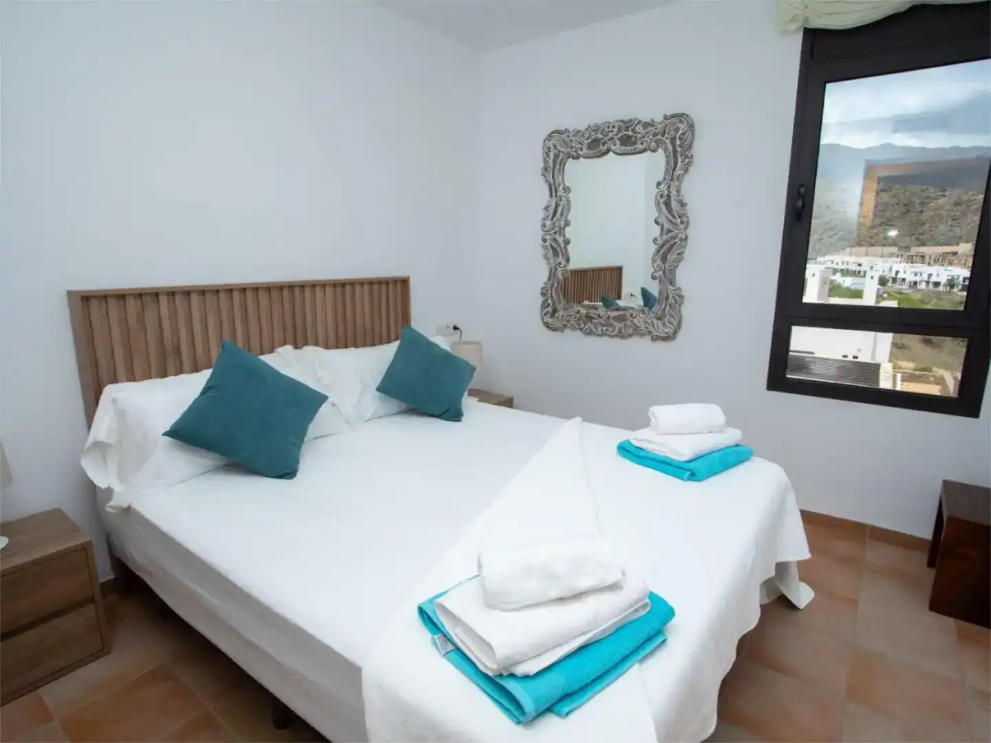 Bedroom of Flat for sale in Mojácar  with Air Conditioner, Swimming Pool and Balcony