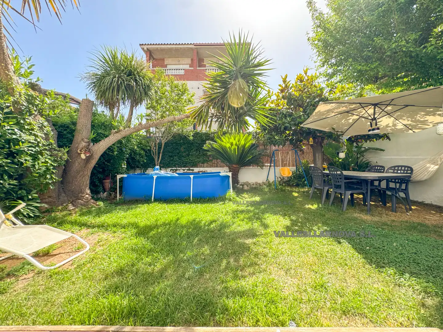 Garden of Houses for sale in Parets del Vallès  with Heating, Private garden and Parquet flooring