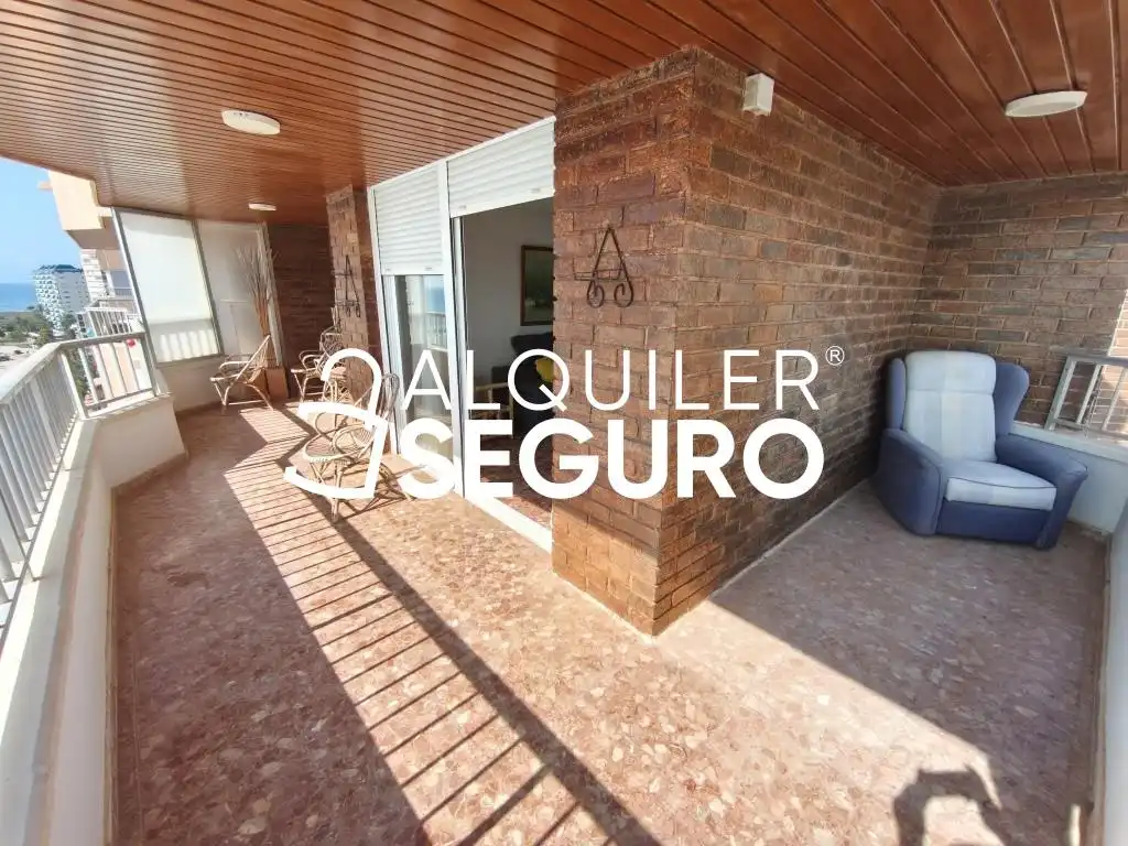 Terraza de Ático de alquiler en El Campello con Terraza y Amueblado