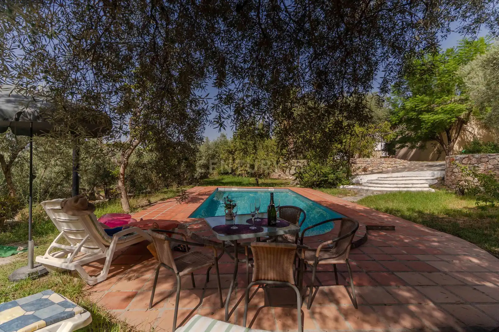 Garden of Houses for sale in Órgiva  with Private garden and Swimming Pool