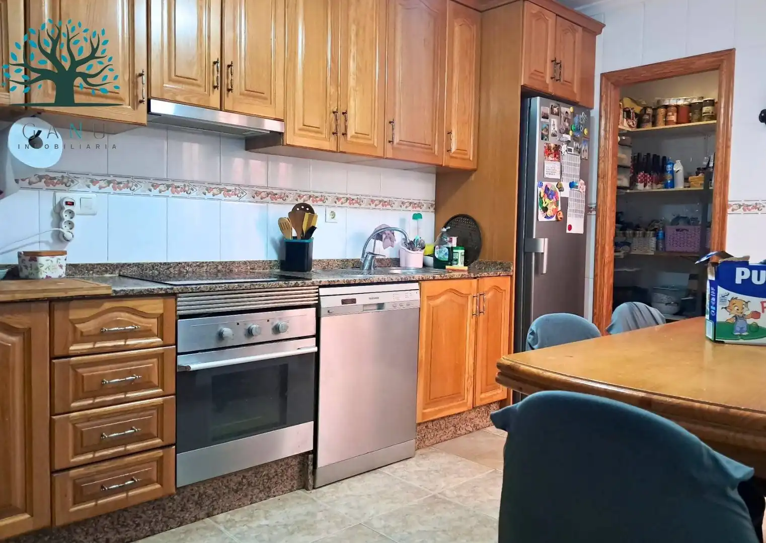 Küche von Maisonette zum Verkauf in Mazarrón mit Klimaanlage, Privatgarten und Terrasse