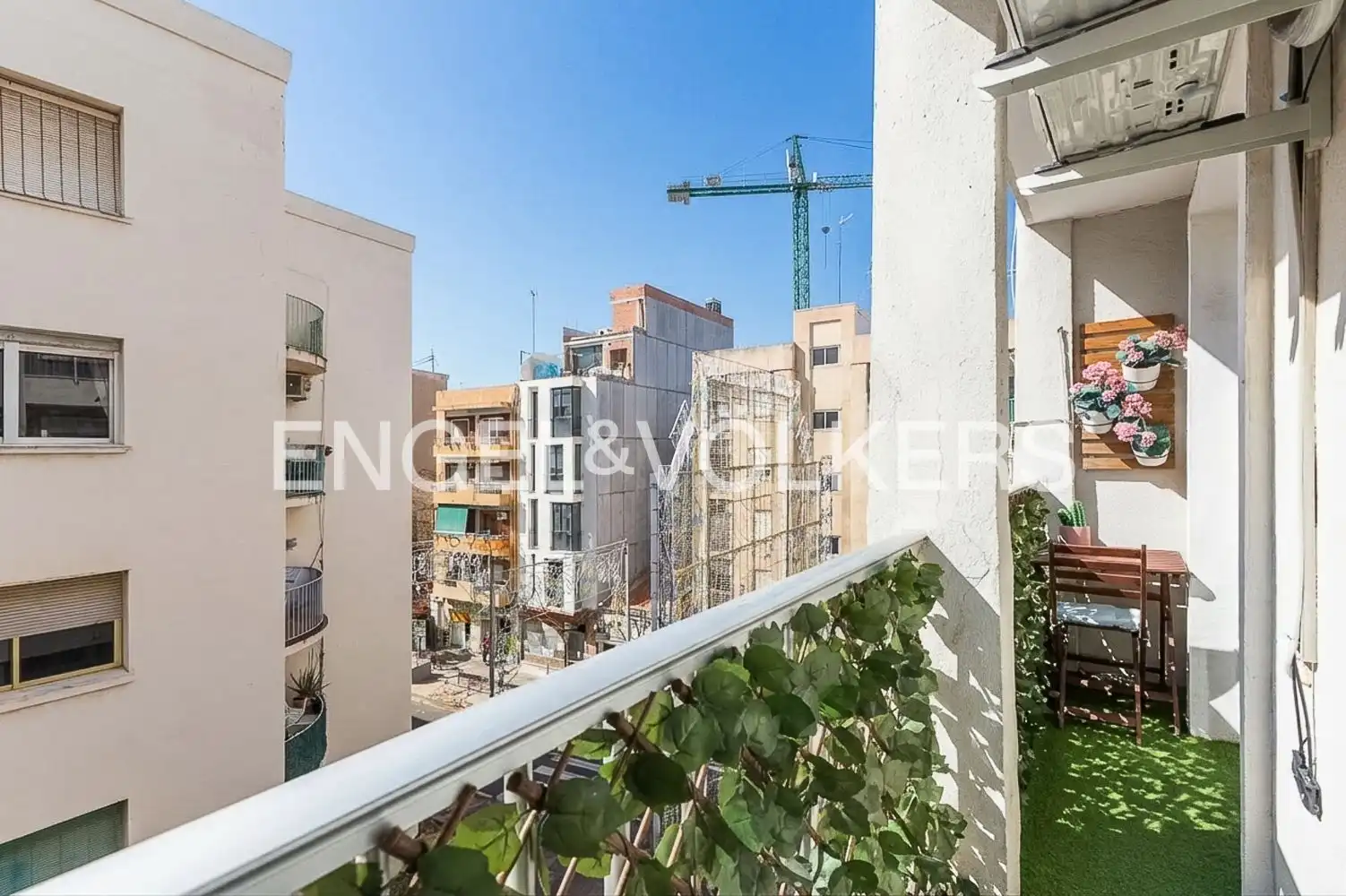 Balcony of Flat for sale in Valencia  with Air Conditioner, Heating and Parquet flooring