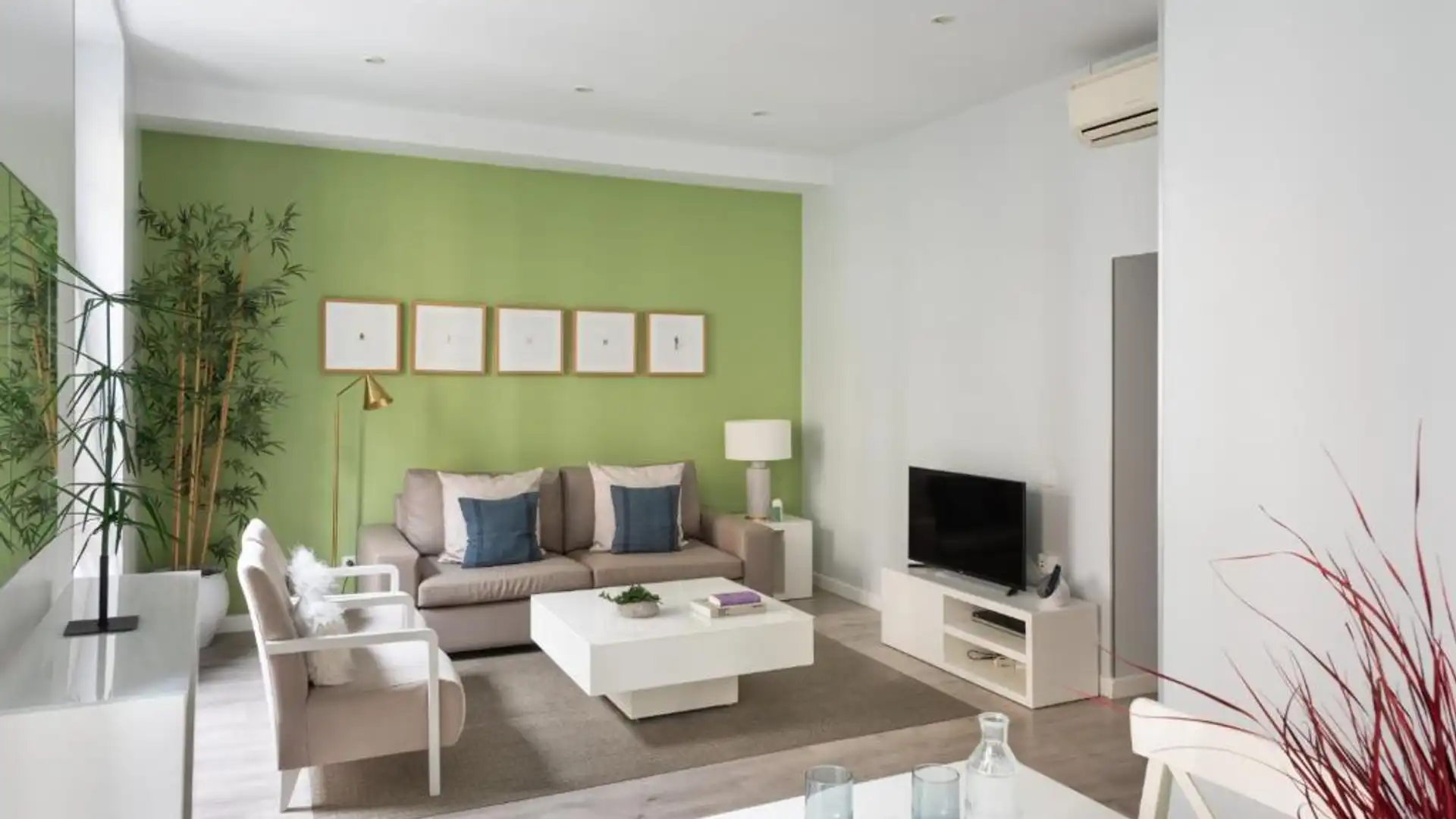 Sala de estar de Estudio de alquiler en Palencia Capital con Amueblado y Se aceptan mascotas