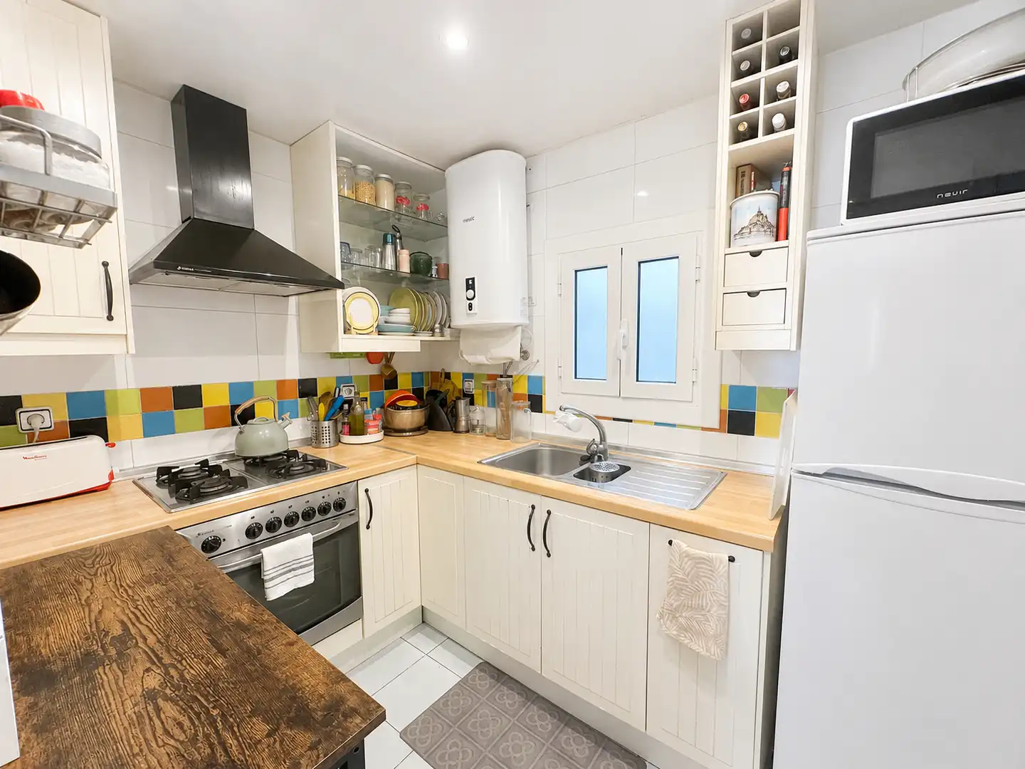 Kitchen of Attic for sale in Sitges  with Air Conditioner, Heating and Terrace