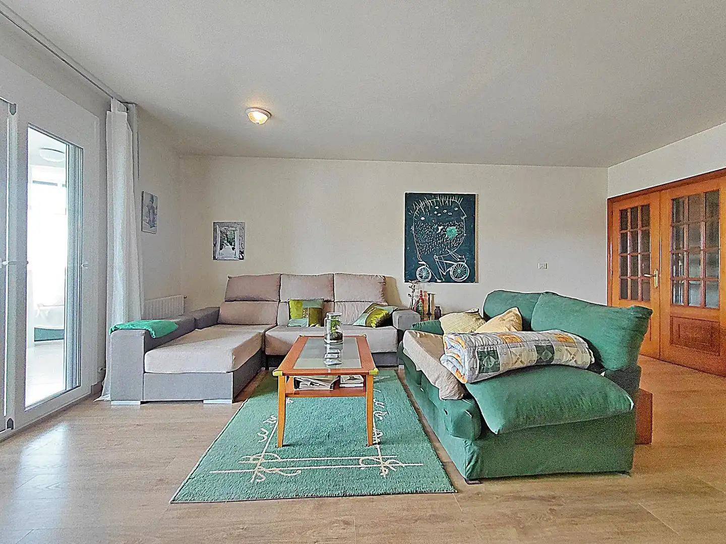 Sala d'estar de Casa o xalet en venda en Cambados amb Calefacció, Jardí privat i Terrassa