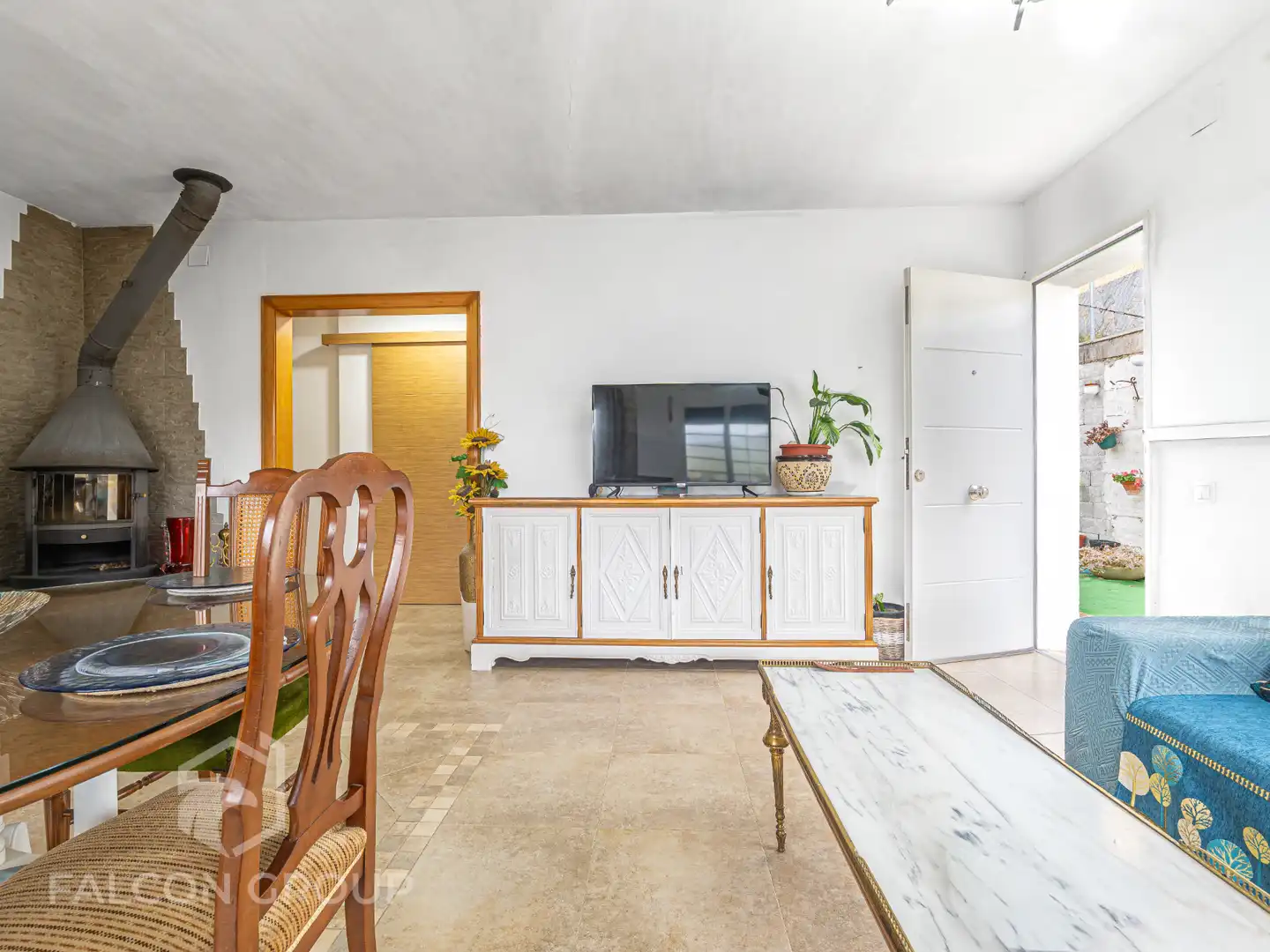 Sala de estar de Casa o chalet en venta en Canyelles con Jardín privado, Terraza y Piscina