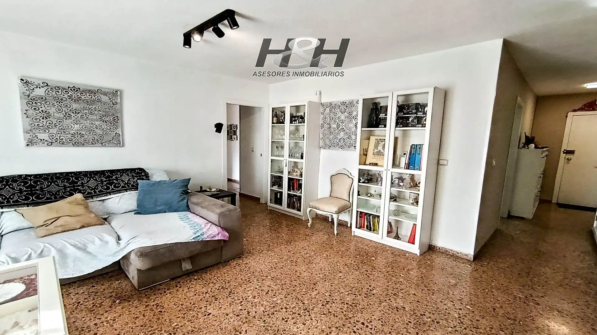 Sala de estar de Piso en venta en Catarroja con Aire acondicionado y Jardín privado