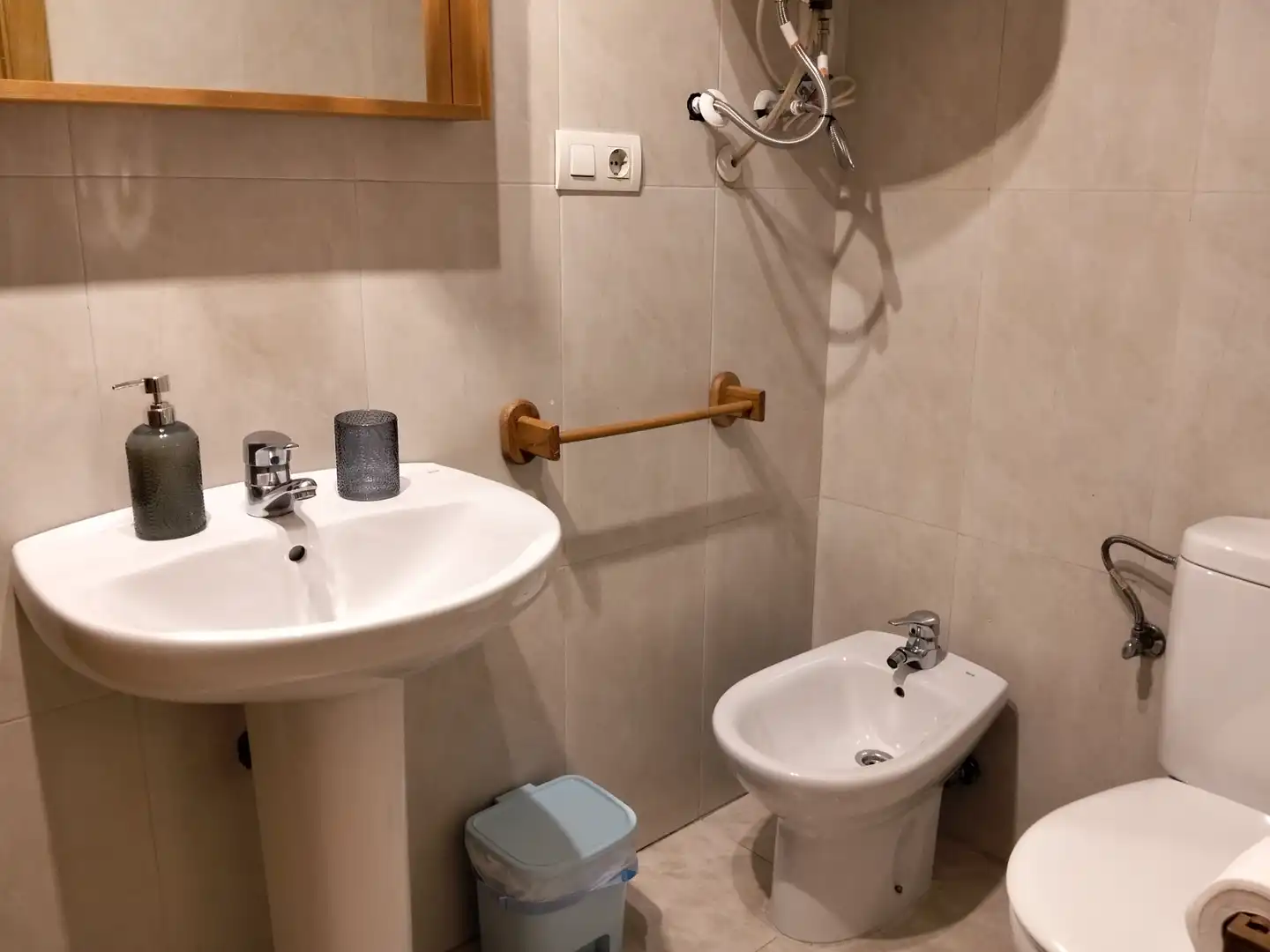 Bany de Apartament de lloguer en Málaga amb Moblat
