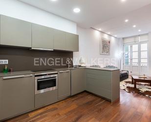 Kitchen of Apartment to rent in  Valencia Capital  with Air Conditioner and Balcony