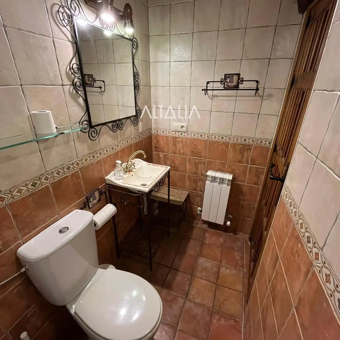 Baño de Casa o chalet en venta en Villar de Olalla con Terraza y Amueblado