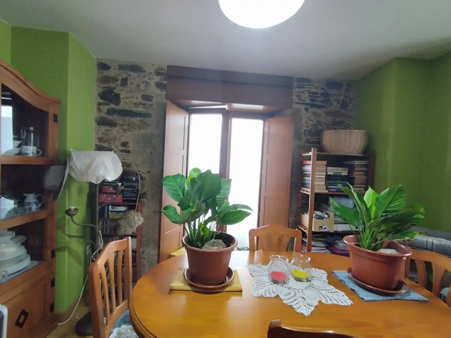 Esszimmer von Wohnung zum Verkauf in Betanzos mit Ofen und Balkon