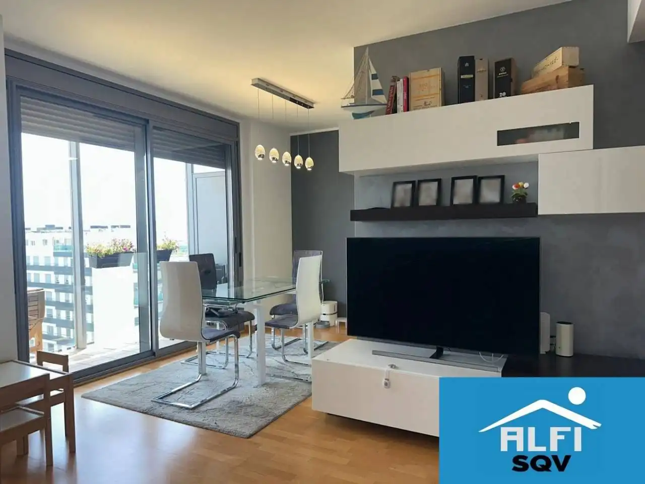 Sala de estar de Ático en venta en Barberà del Vallès con Aire acondicionado, Calefacción y Parquet