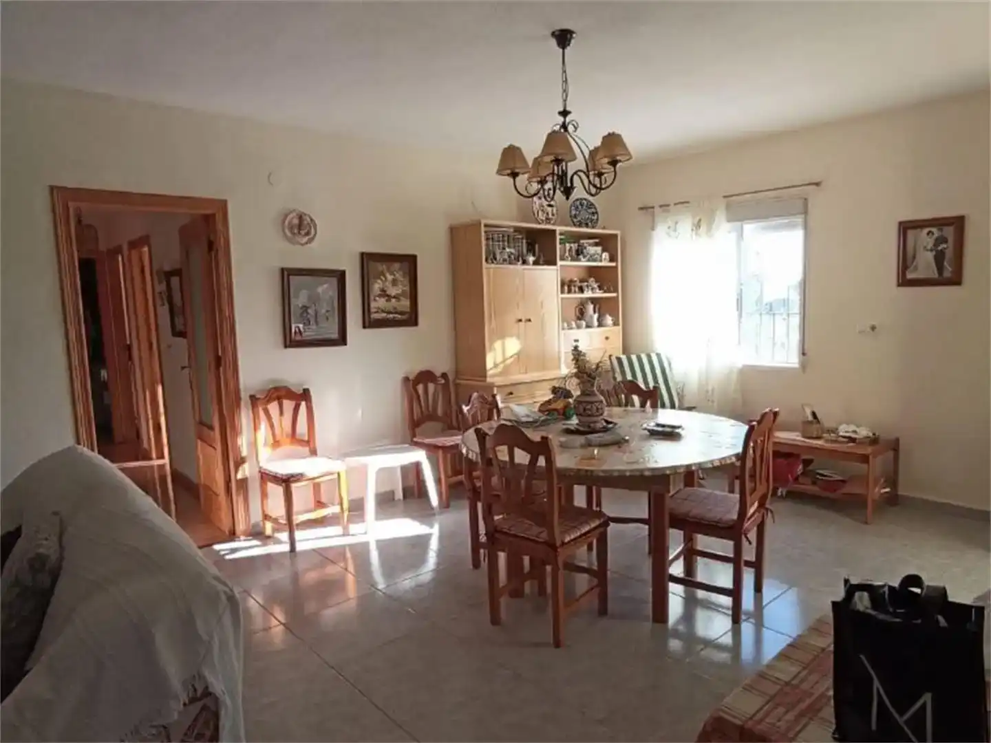 Comedor de Finca rústica en venta en  Murcia Capital con Aire acondicionado, Piscina y Balcón