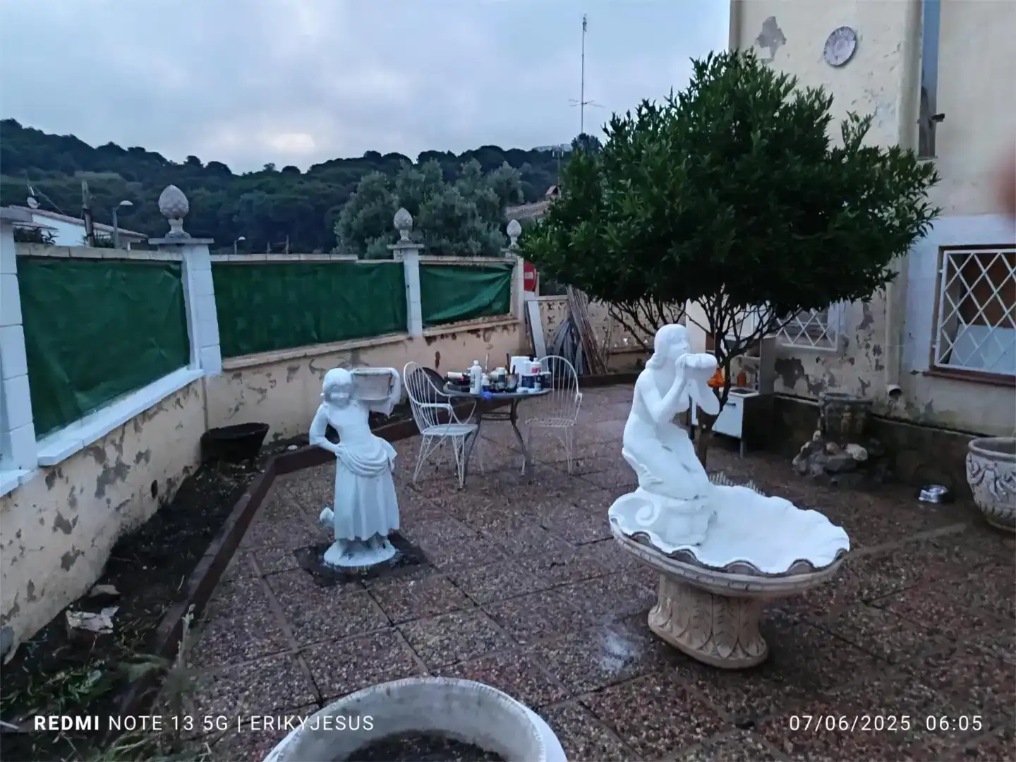 Terraza de Piso para compartir en Pineda de Mar con Jardín privado, Trastero y Lavadora