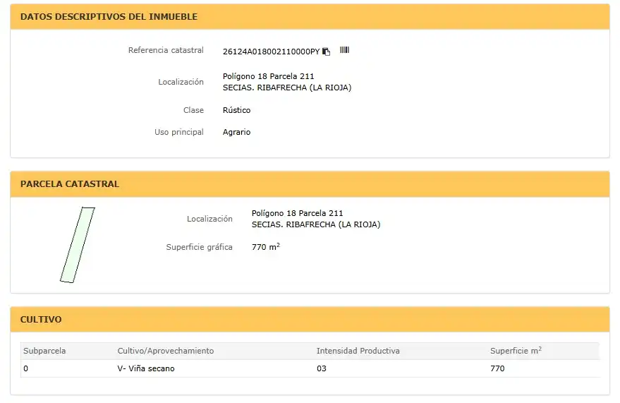 Terreno rústico en venta en Calle Poligono 18, imagen 3